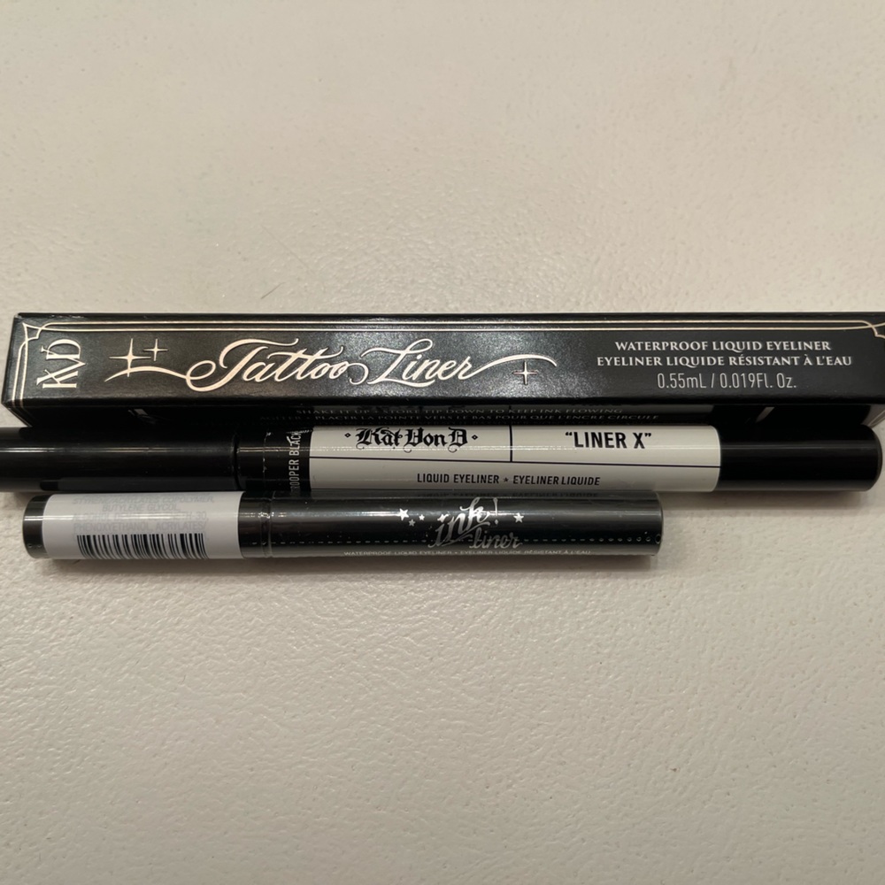Bundle of three Kat Von D eye liner